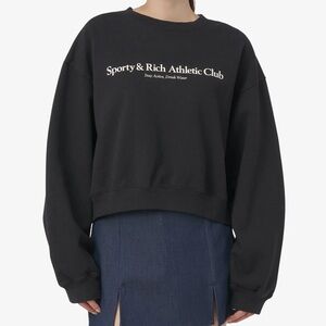 Sporty & Rich Cropped Crew